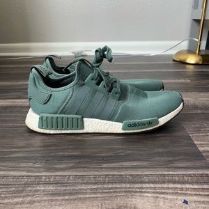 Mens green adidas NMD